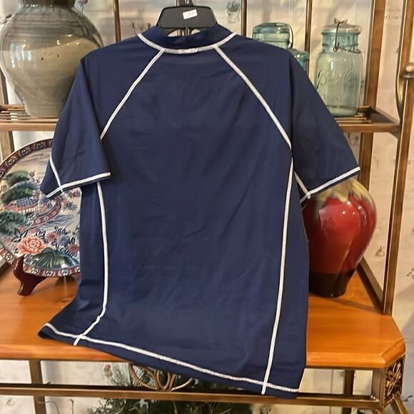 Lands’ End Unisex Blue Swim Shirt - XL (18H-20H) - Picture 5 of 5